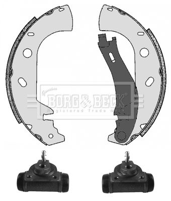 BORG & BECK Piduriklotside komplekt BBS1051K